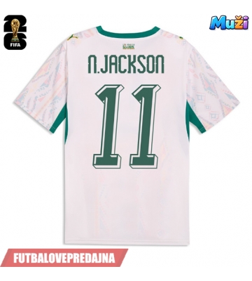 Lacne Muži Futbalové dres Senegal Nicolas Jackson #11 MS 2026 Krátky Rukáv - Domáci